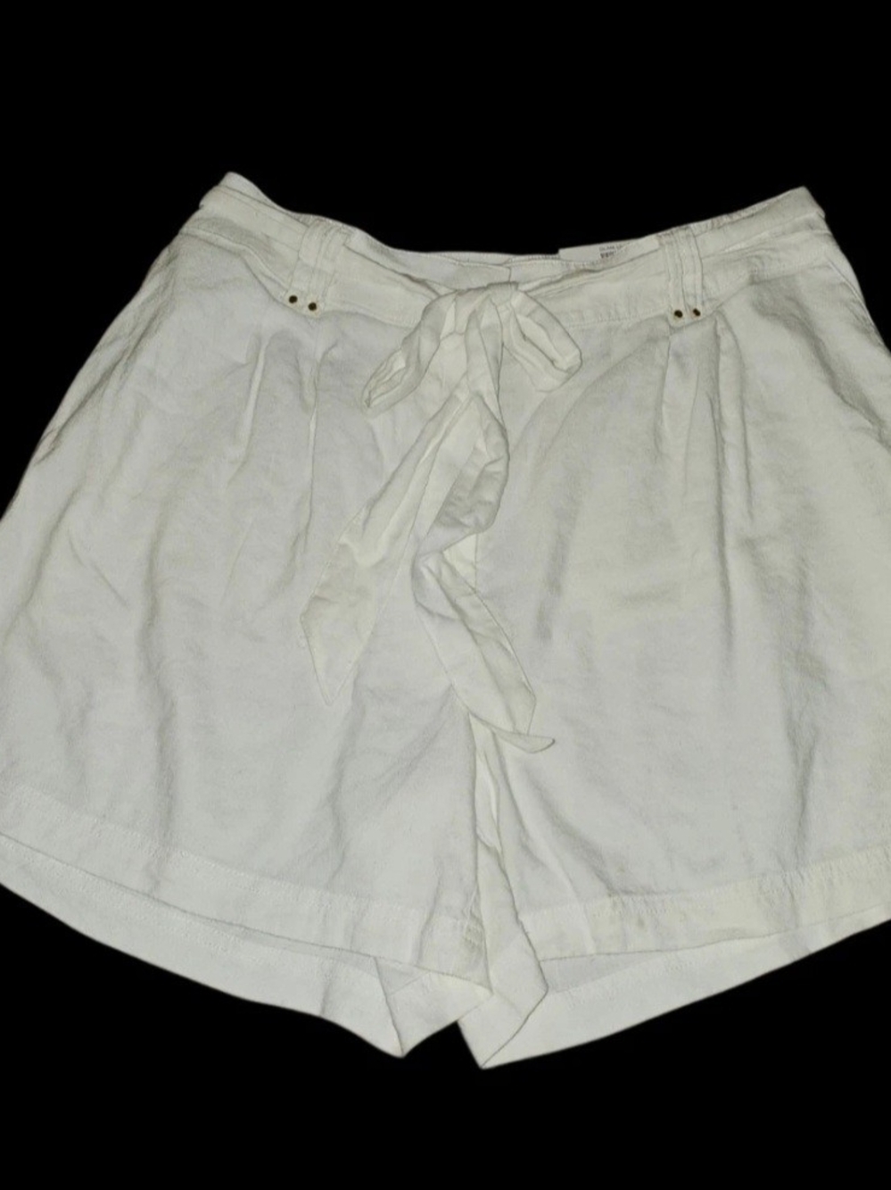 INC International Concepts White High-Rise Shorts NWT 16